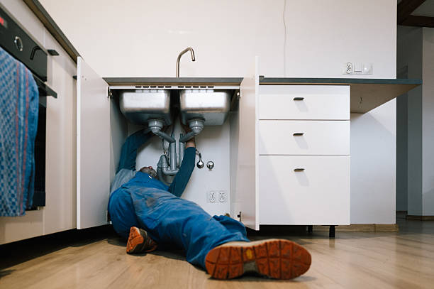 Professional Emergency Plumber technician working in Mount Hope, OH